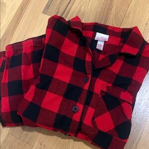 Wonderland | Buffalo Plaid Pajama Set, Red, Black
